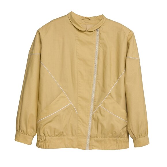 NINO (Germany) Vintage Coated Plain Weave Paneled Bomber : S - Picture 1 of 9